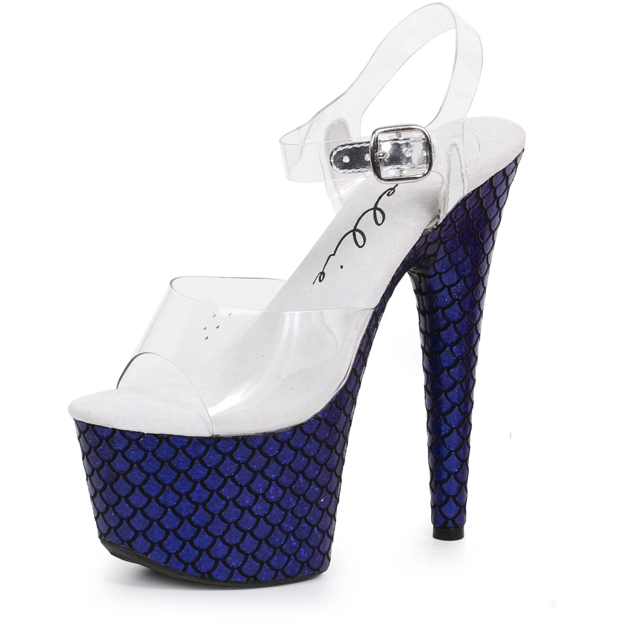 7" Stiletto Platform Sandal (ES709-MERMAID)