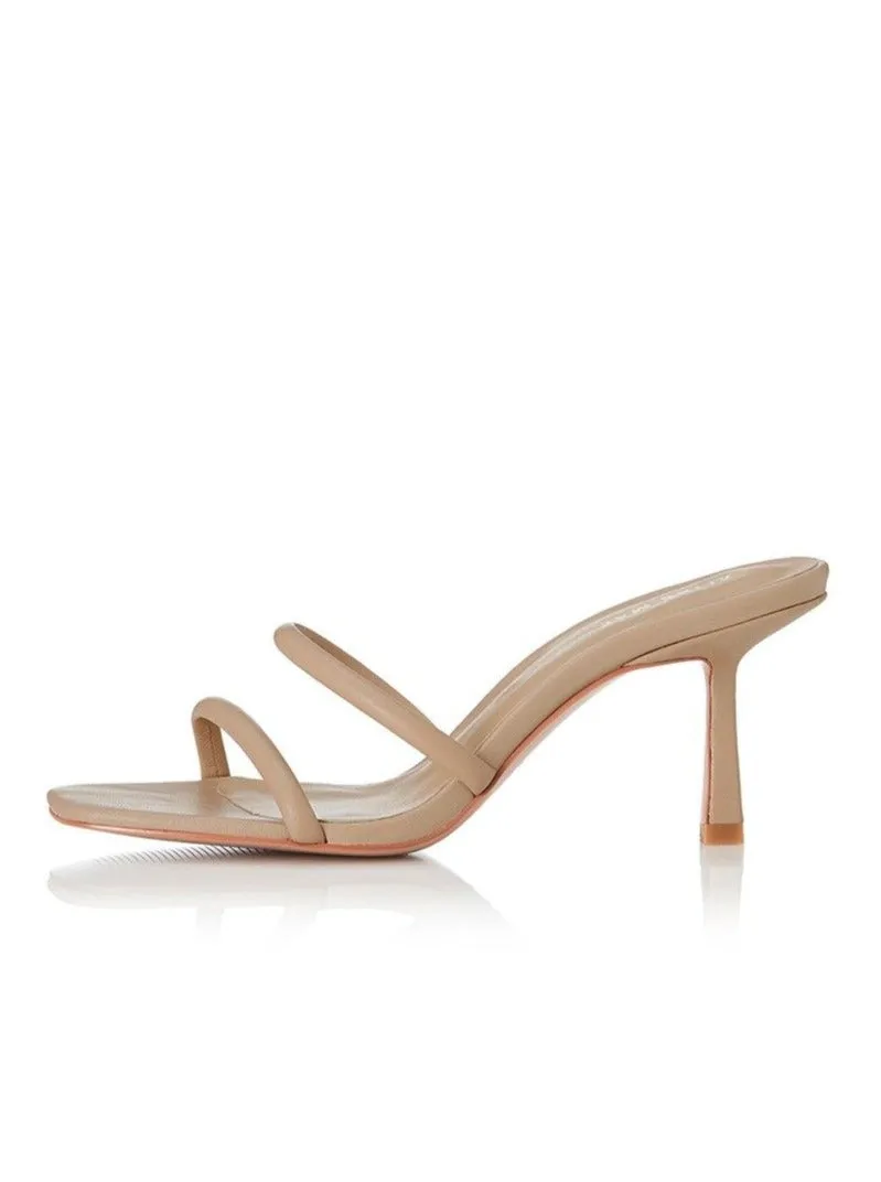 Alias Mae Lilian Heel in Natural Leather