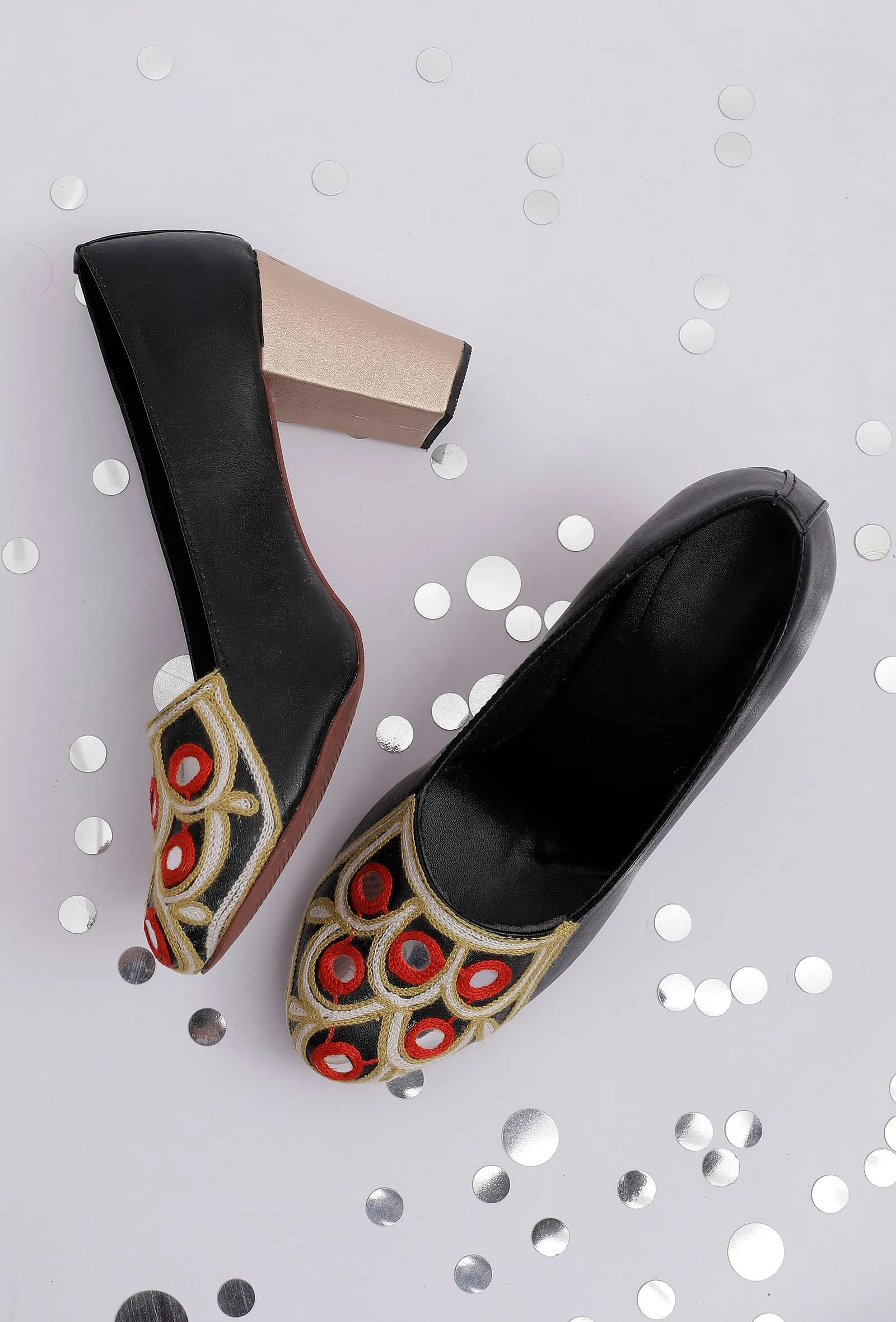 Black Kutch Pump Heels