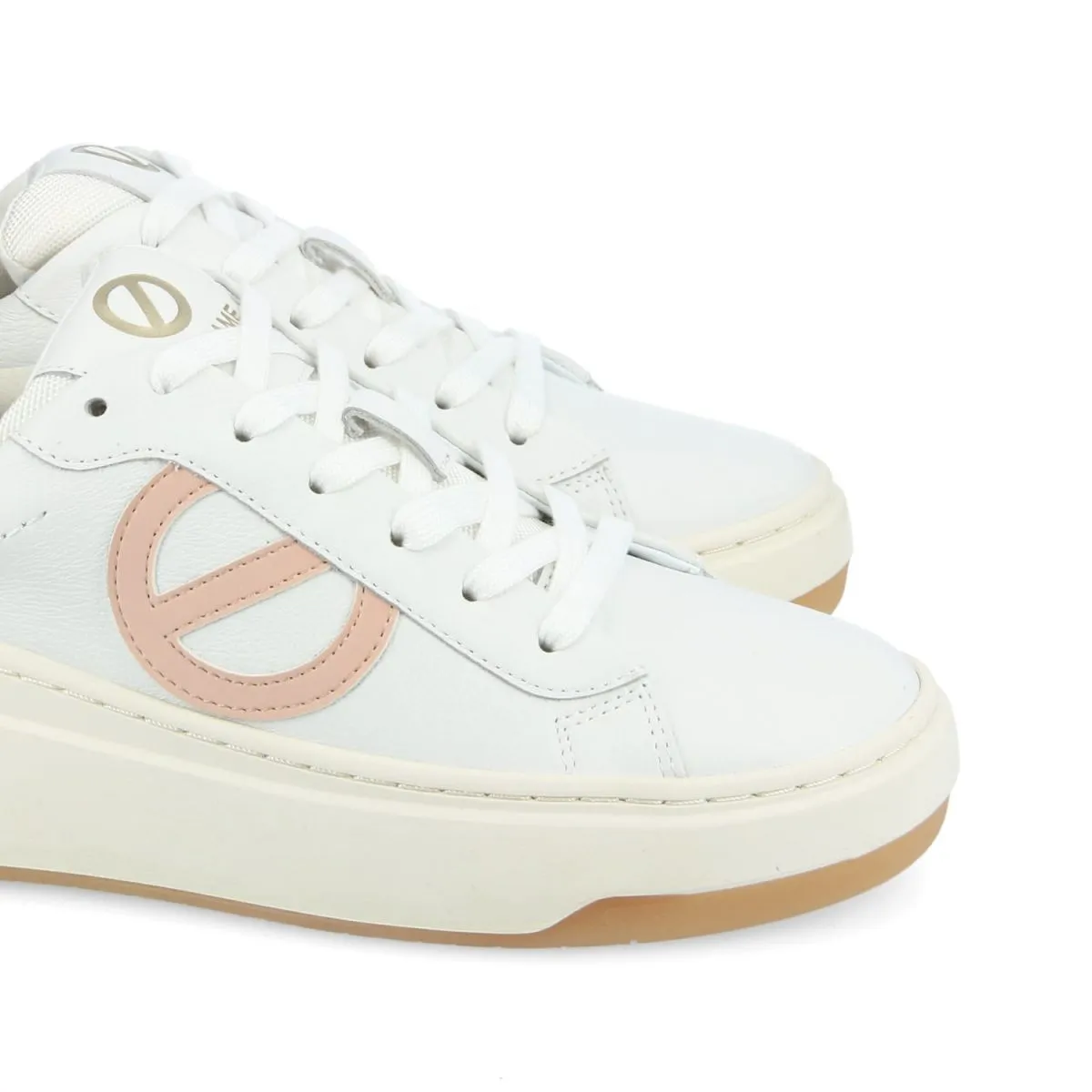 Bridget Trainer White Blush Sneakers