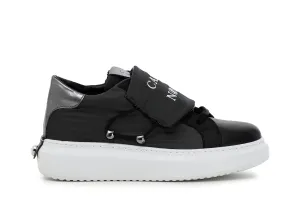 CafèNoir donna sneakers in tessuto e pelle