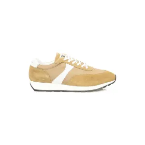 Cerruti 1881 Beige Calf Leather Men Sneaker