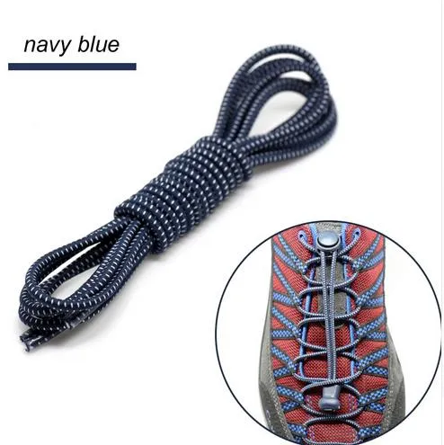 CORA WANG1 pair Locking no tie lazy  shoeLaces sneaker elastic Shoelaces children safe elastic shoe lace cordones ASL666B