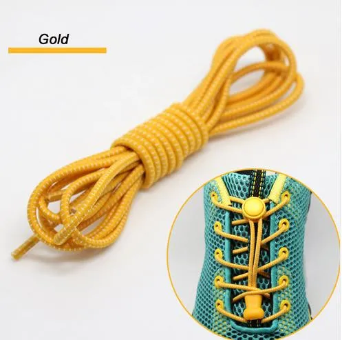 CORA WANG1 pair Locking no tie lazy  shoeLaces sneaker elastic Shoelaces children safe elastic shoe lace cordones ASL666B