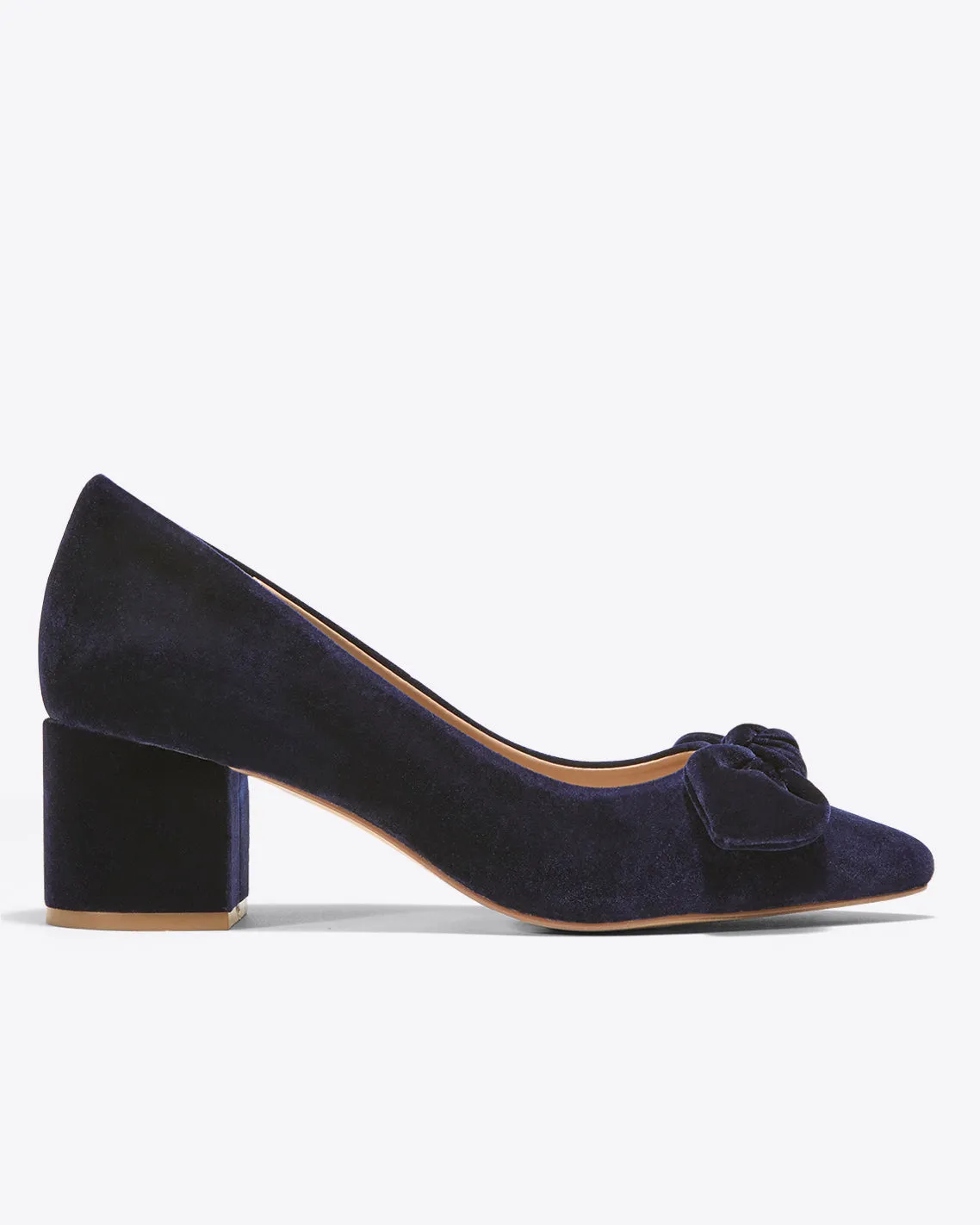 Frances in Navy Velvet