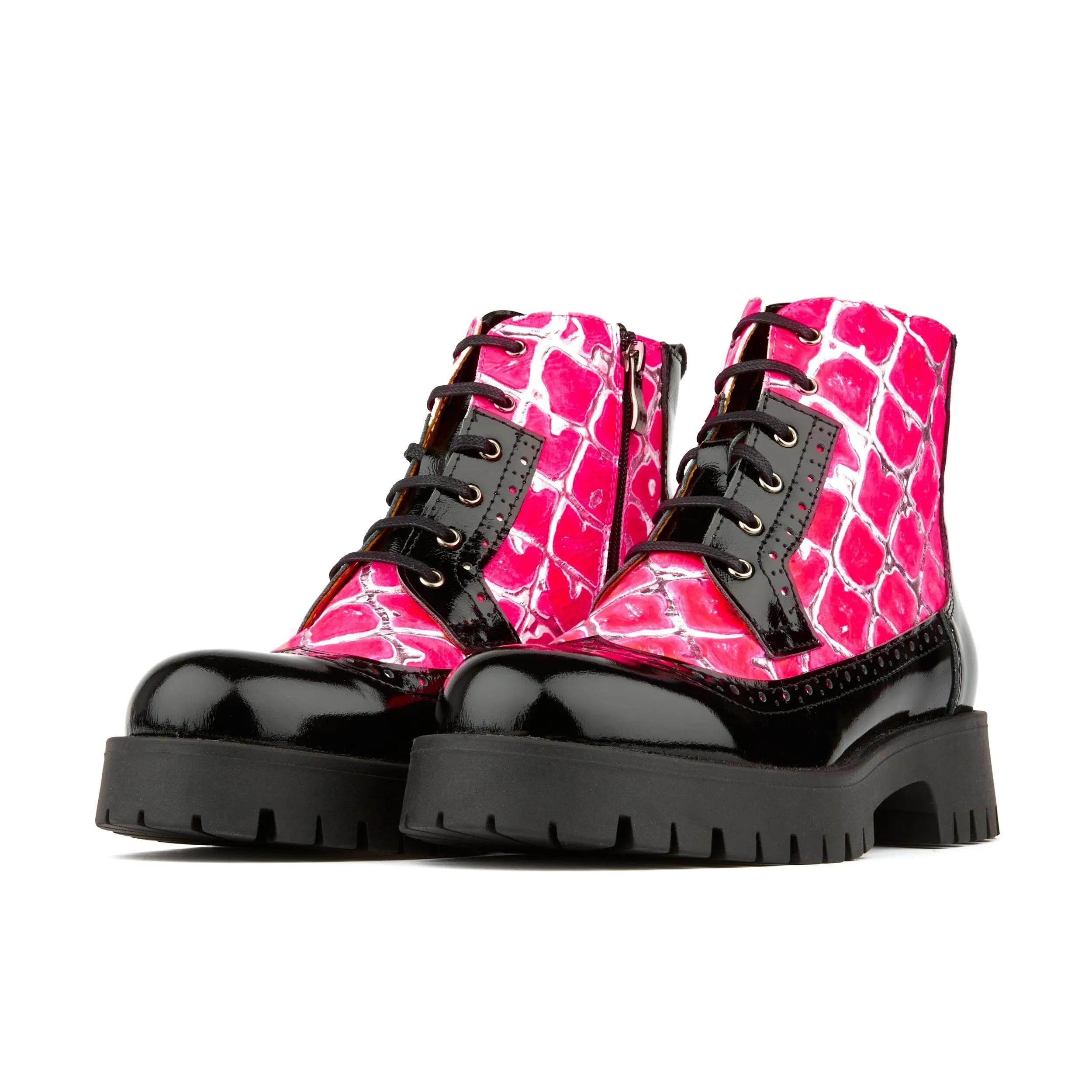 Hatter Platform - Black & Pink