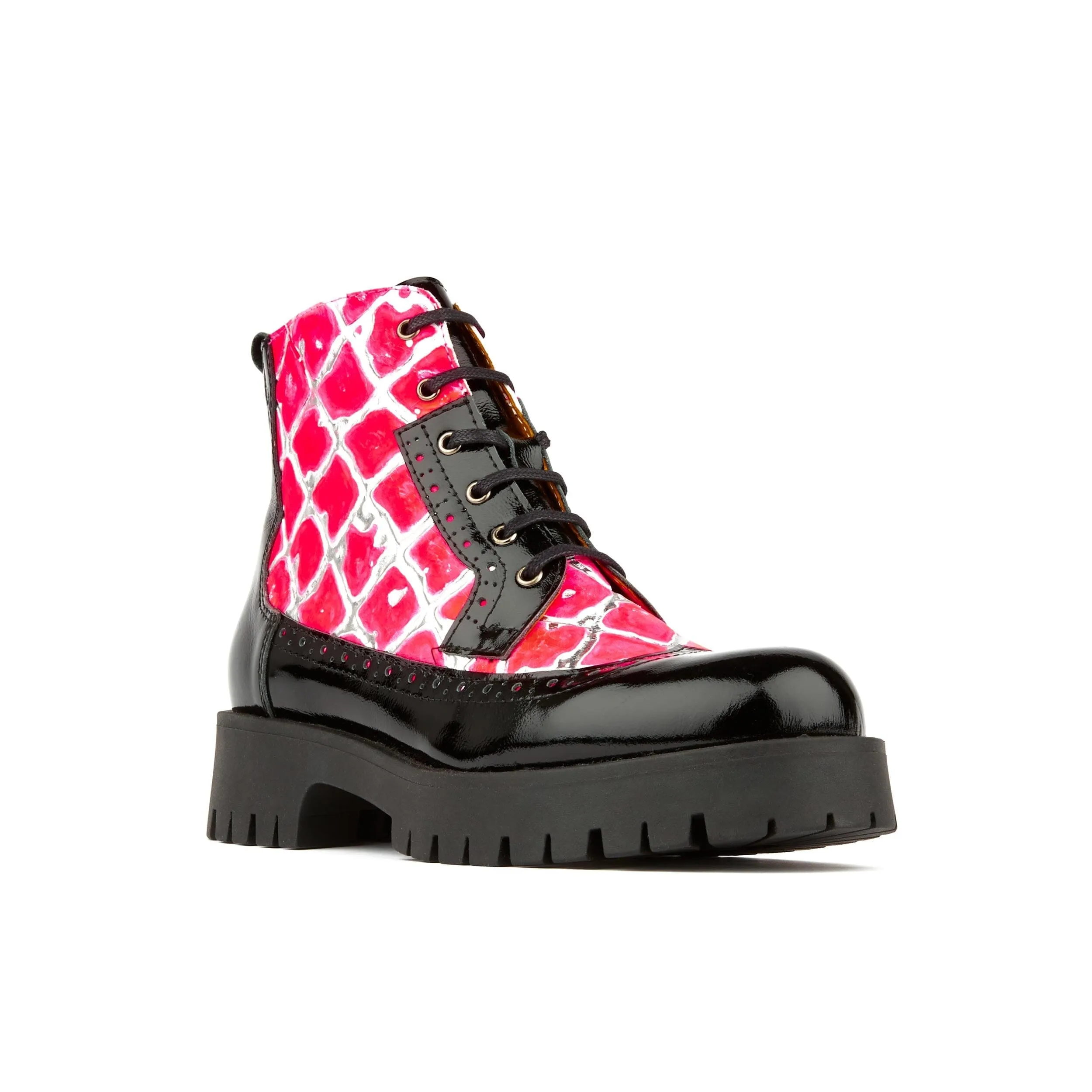 Hatter Platform - Black & Pink