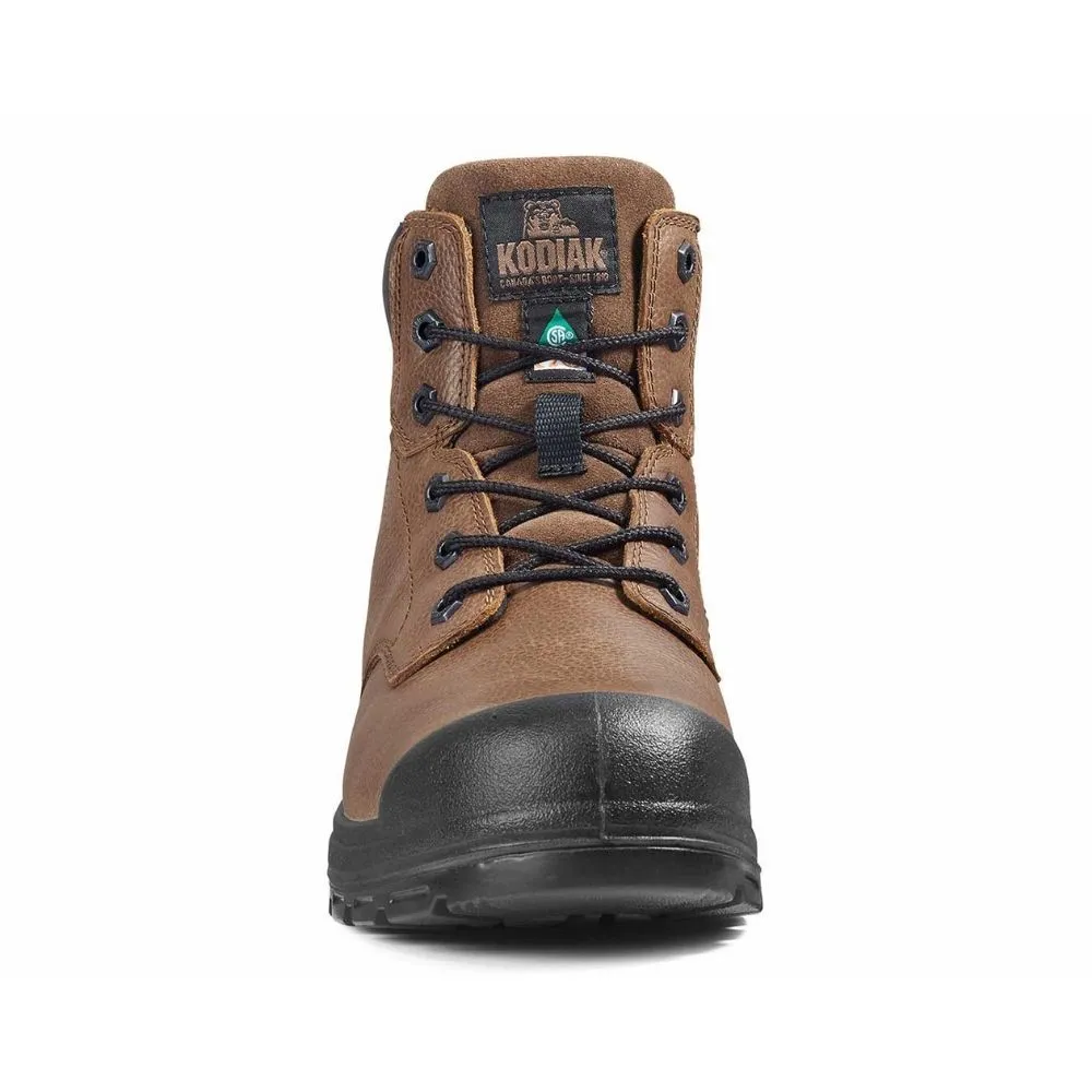 Kodiak Greb Men's 6" Steel Toe Work Boot KD0A4TH4BRN - Brown