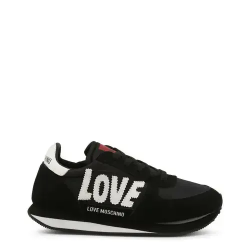 Love Moschino Black Suede Sneakers