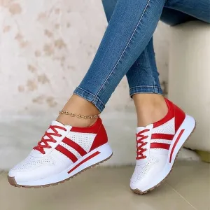 OCW White Orthopedic Shoes Women Light Non-shock Sneakers Mesh Sporty Fashionable