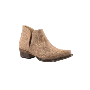 Roper Footwear Women's Snip Toe Tan Faux Leather Boot