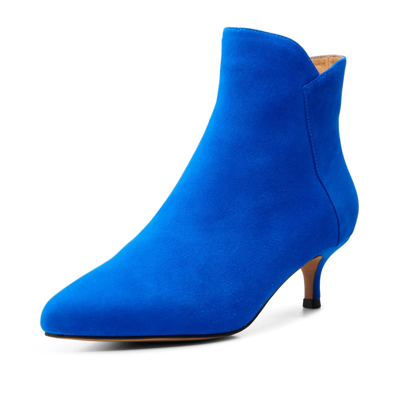 Saga boot suede - COBALT