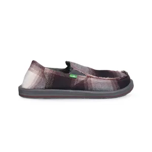 SANUK Coupe De Chille Burgundy Shoes - Men's