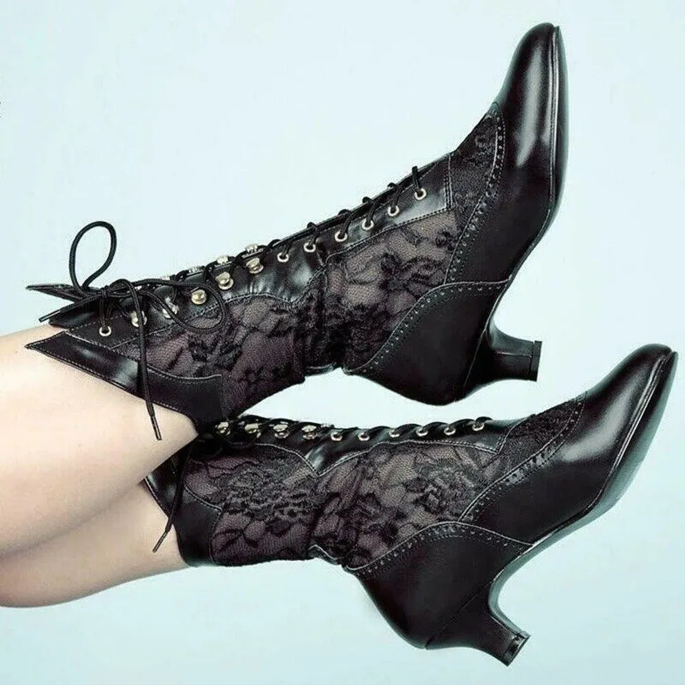 Trendy Victorian Lace Pointed