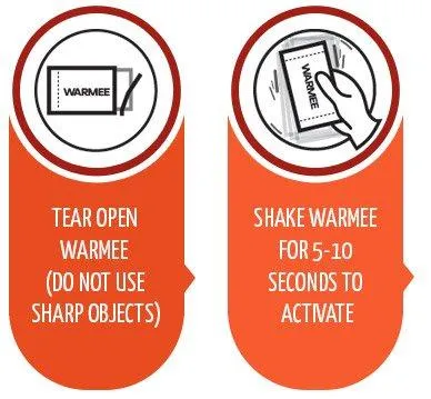 Warmee Air Activated Foot Warmers (Pack of 5 Pairs)