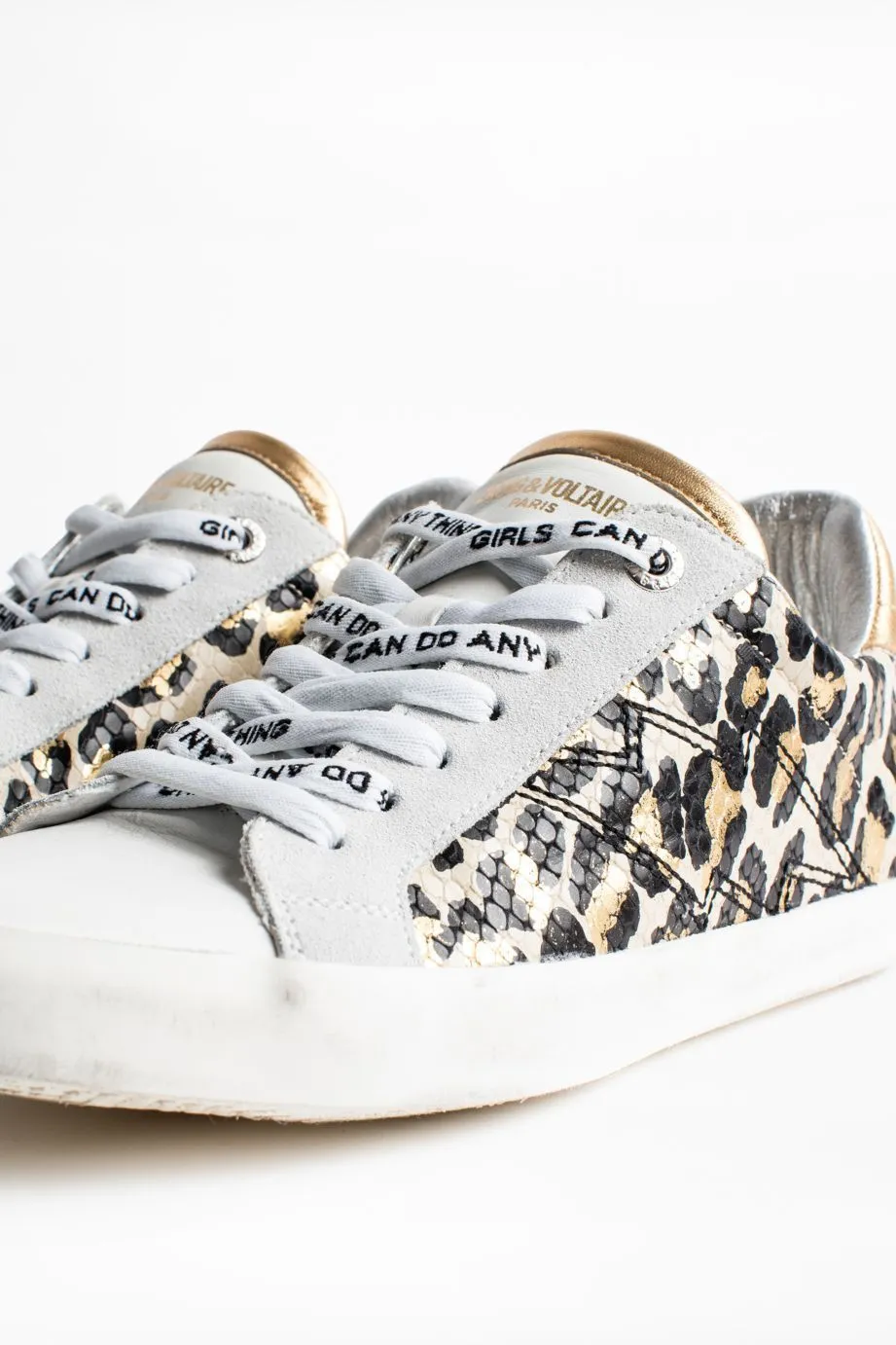 Zadig & Voltaire - Leo Wild Platform Sneakers